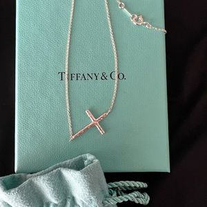 Tiffany & Co Hammered Cross Pendant